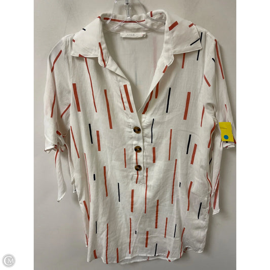Dress Casual Short By Lush In White, Size: S