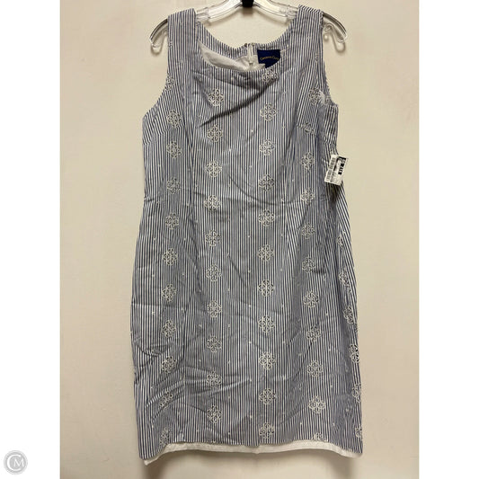 Dress Casual Short By Charter Club In Blue & White, Size: L