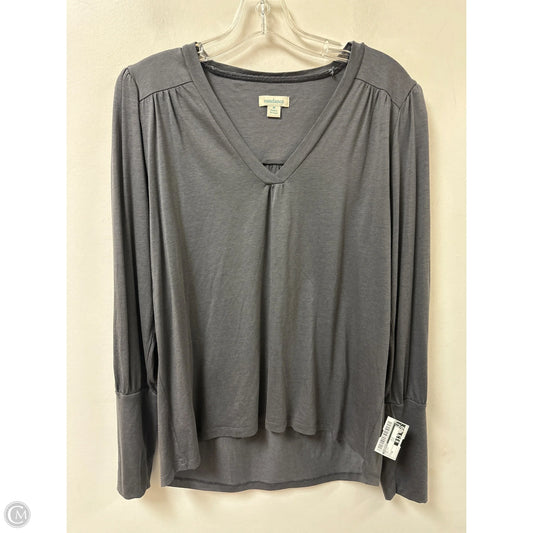 Top Long Sleeve By Sundance In Grey, Size: M