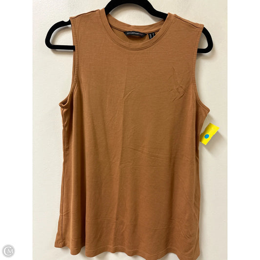 Top Sleeveless By Isaac Mizrahi Live Qvc In Brown, Size: M