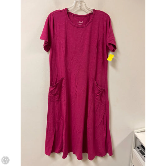 Dress Casual Maxi By Joan Rivers In Pink, Size: M