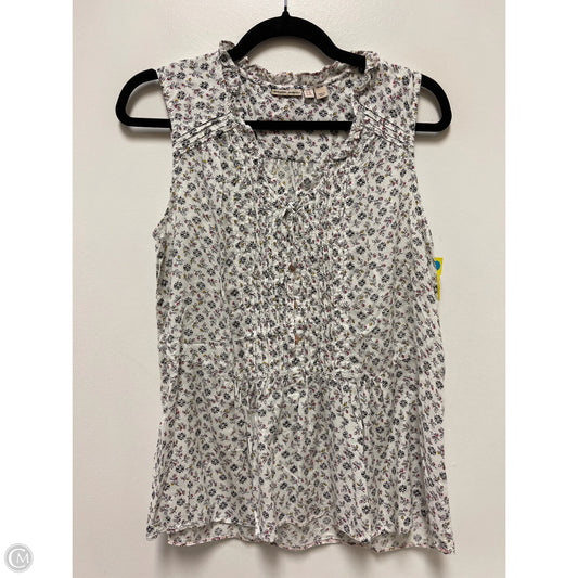 Top Sleeveless By Holding Horses In Floral Print, Size: M