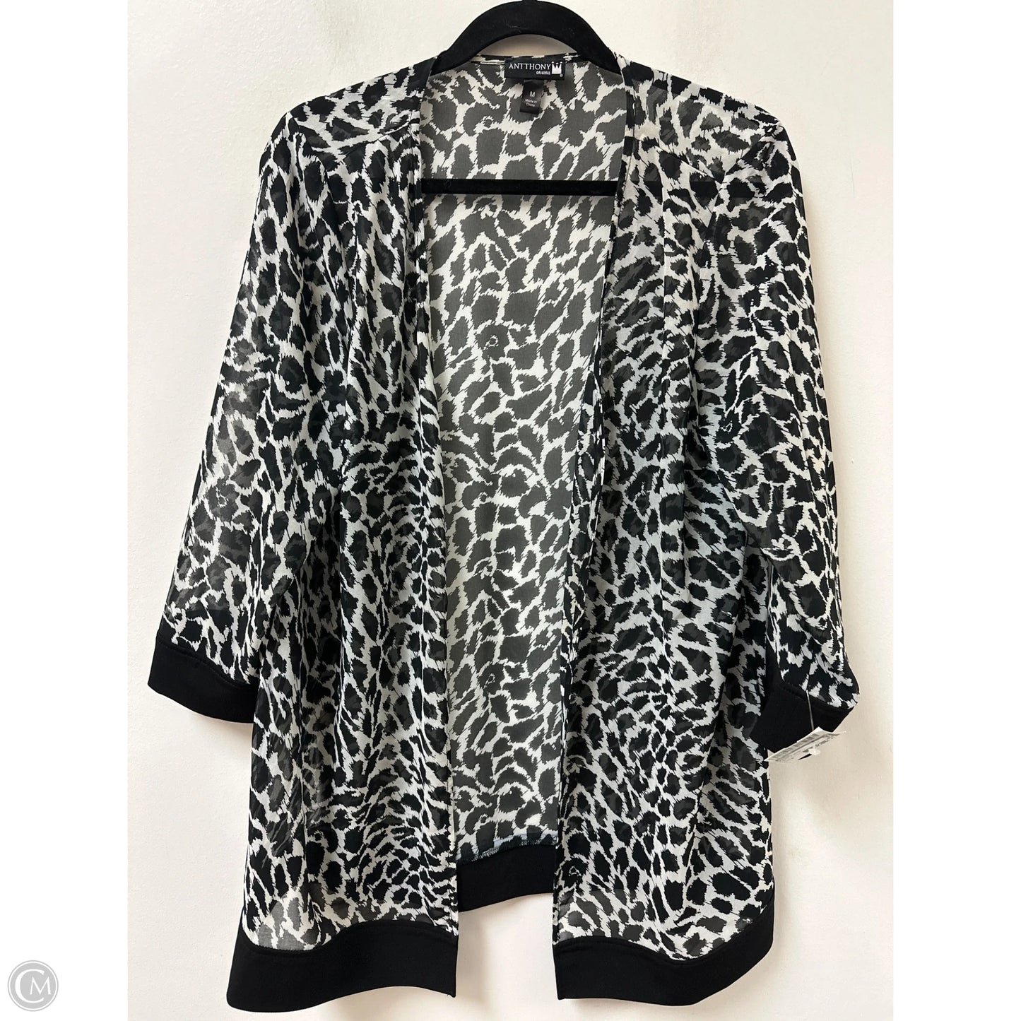 Kimono By Antthony In Black & White, Size: M