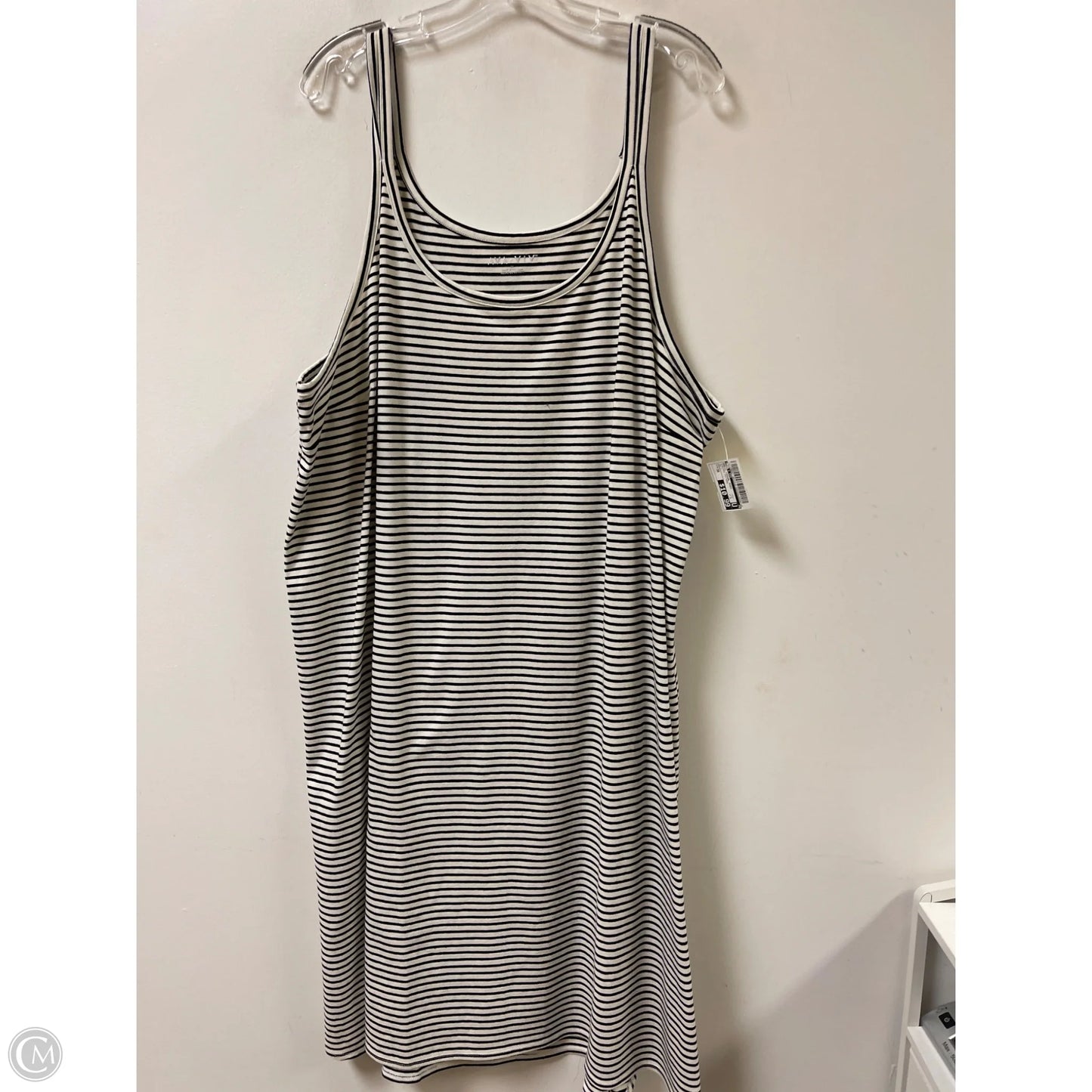 Dress Casual Midi By Ava & Viv In Striped Pattern, Size: 3x