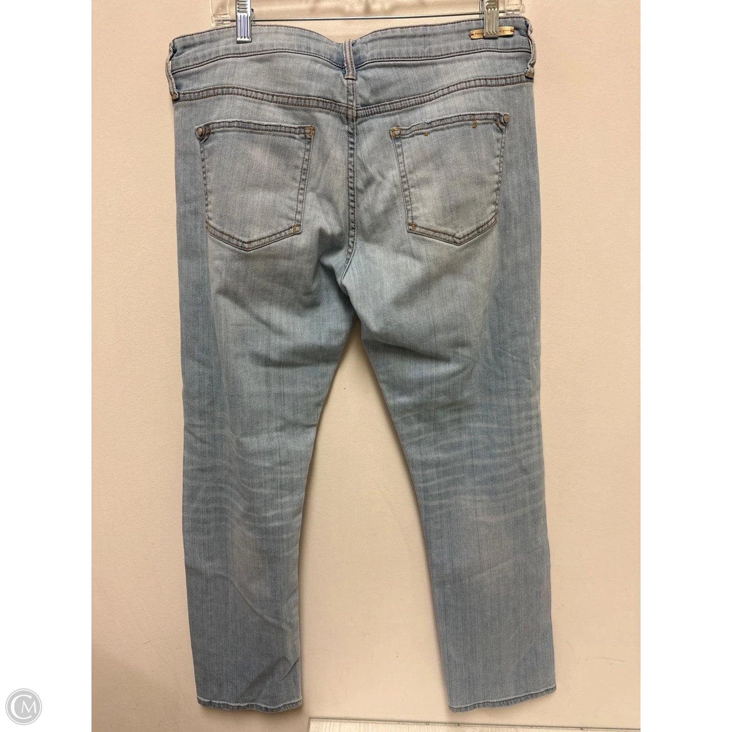 Jeans Straight By Pilcro In Blue Denim, Size: 12