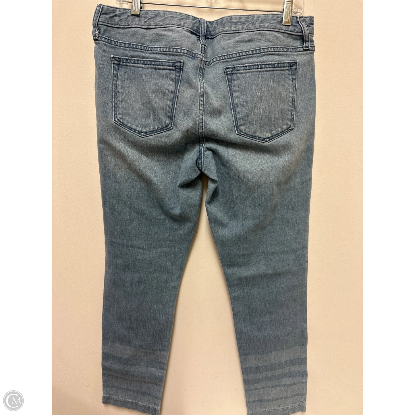 Jeans Skinny By Gap In Blue Denim, Size: 10