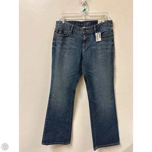 Jeans Boot Cut By Loft In Blue Denim, Size: 12p