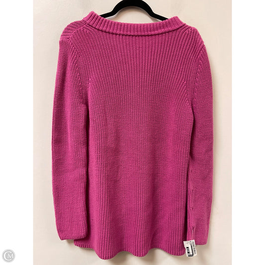 Sweater By Talbots In Purple, Size: M