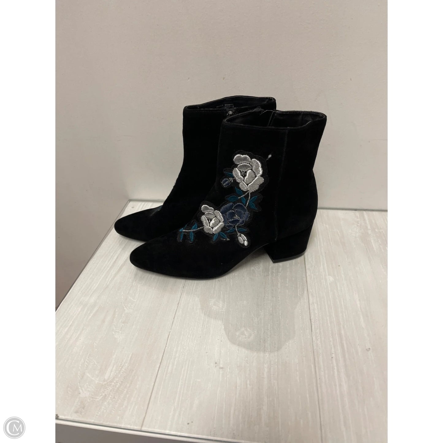 Boots Ankle Heels By Steve Madden In Black, Size: 10