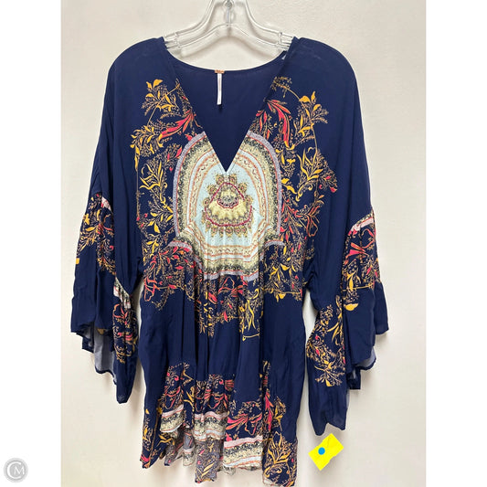 Top Long Sleeve By Free People In Blue, Size: S