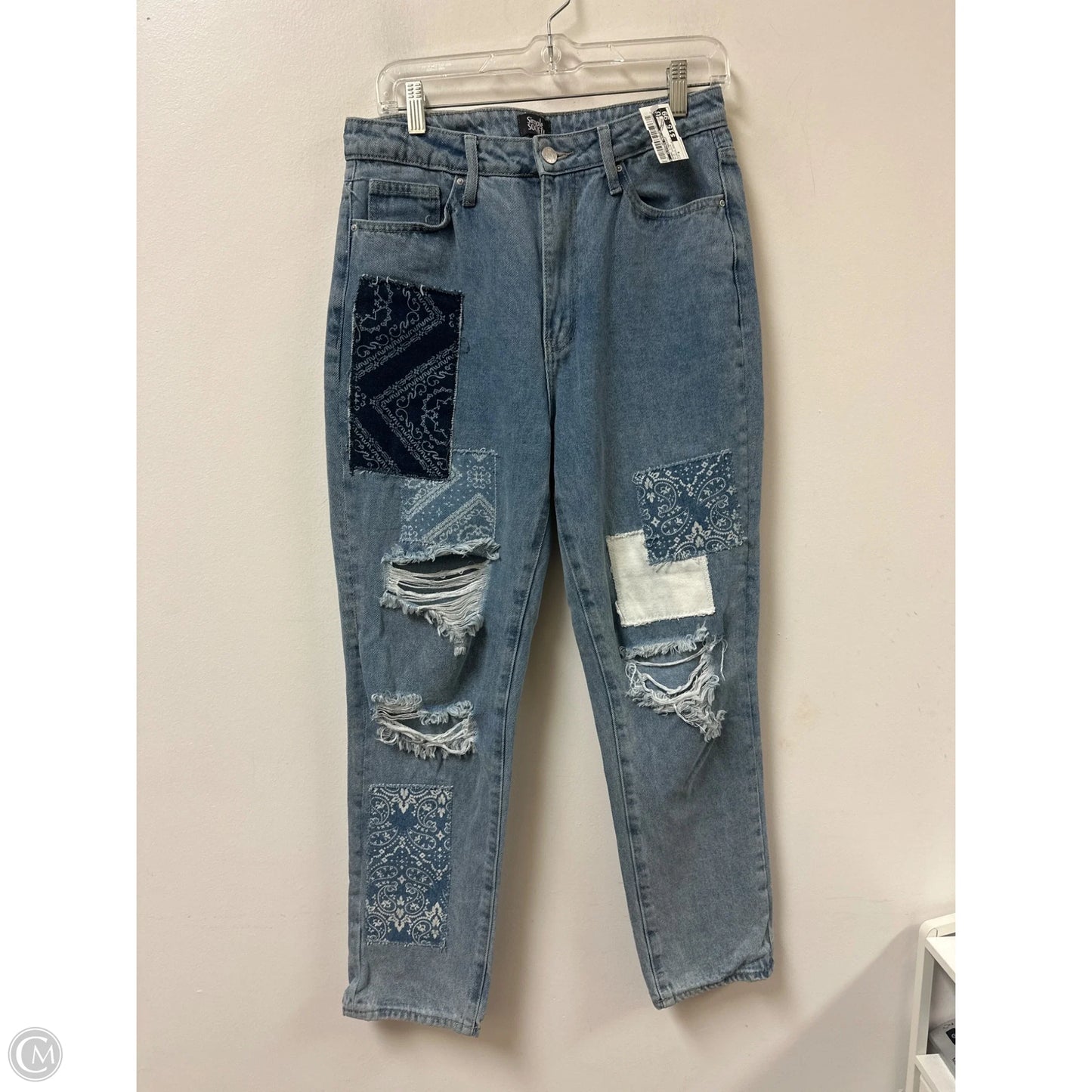 Jeans Straight By Clothes Mentor In Blue Denim, Size: 8