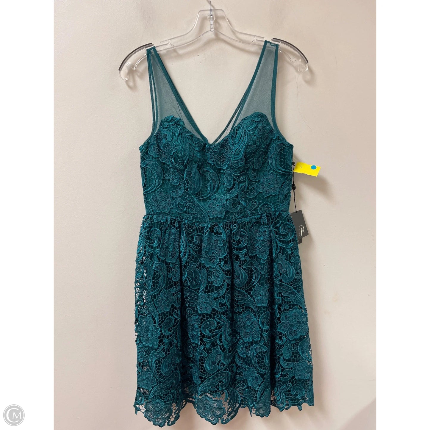 Dress Party Short By Adrianna Papell In Green, Size: S