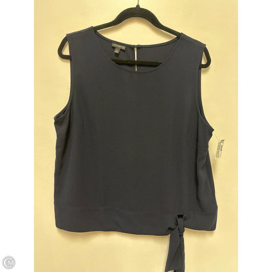 Top Sleeveless By Talbots In Blue, Size: Xl