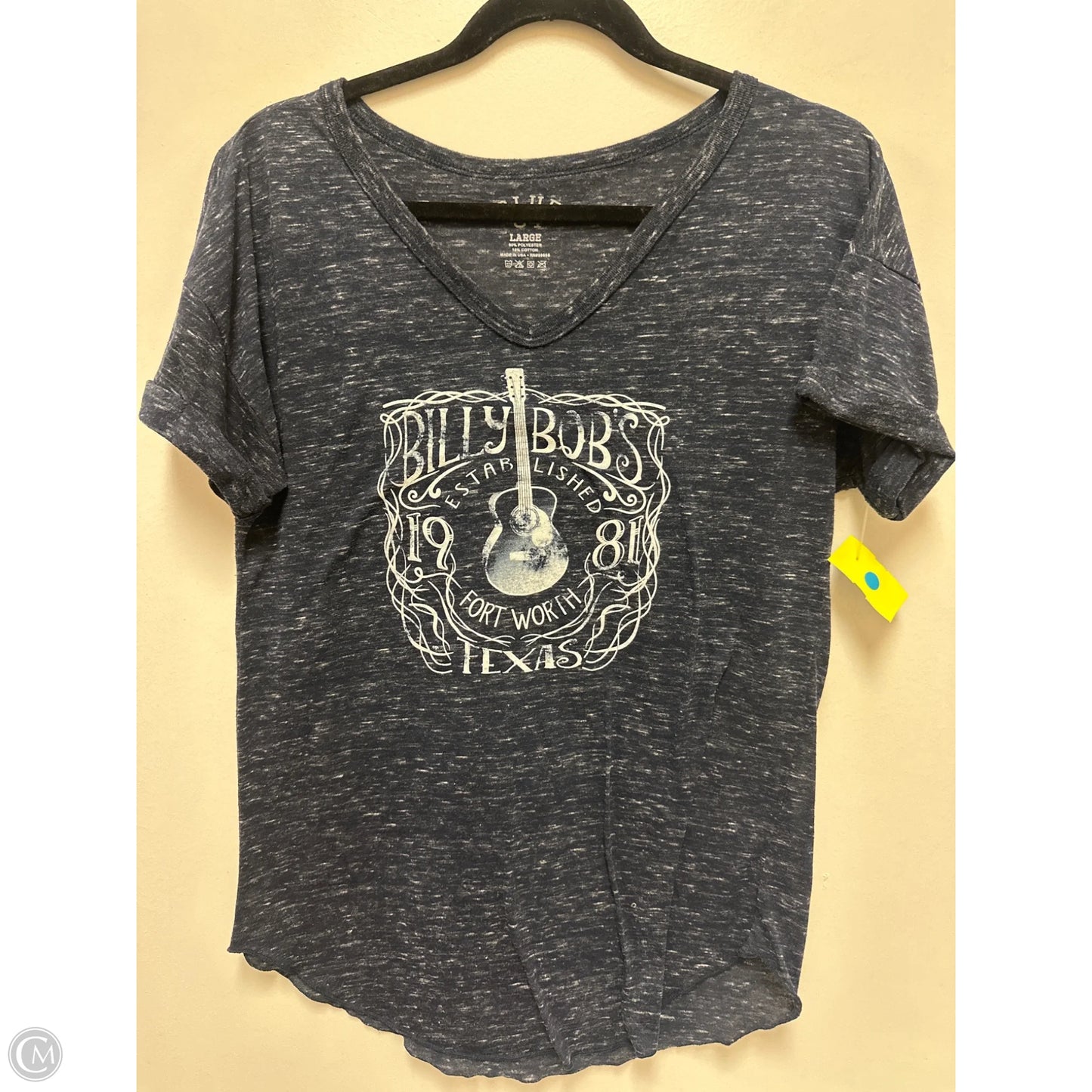 Top Short Sleeve By Clothes Mentor In Blue, Size: L