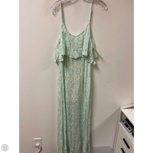 Dress Casual Maxi By Oneill In Blue & White, Size: M