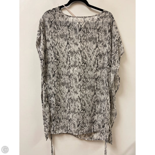 Swimwear Cover-up By Vertigo In Snakeskin Print, Size: S