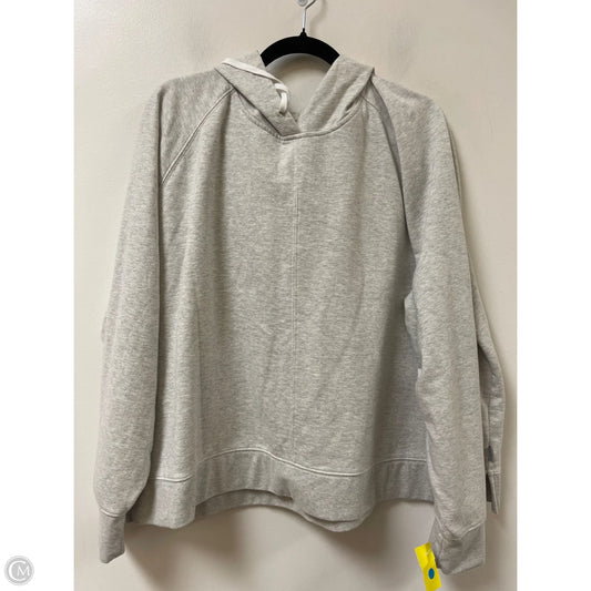 Sweatshirt Hoodie By Eddie Bauer In Grey, Size: 2x