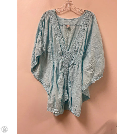 Swimwear Cover-up By Clothes Mentor In Blue, Size: Xl