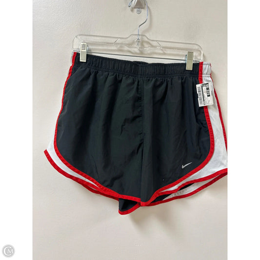 Athletic Shorts By Nike In Black & Red, Size: Xl