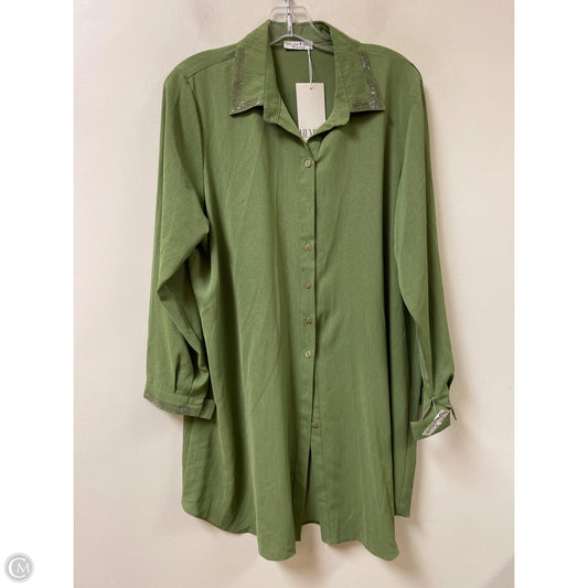 Dress Casual Short By Clothes Mentor In Green, Size: Xl