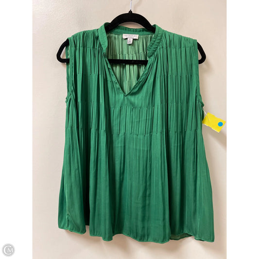 Top Short Sleeve By Current Air In Green, Size: Xs