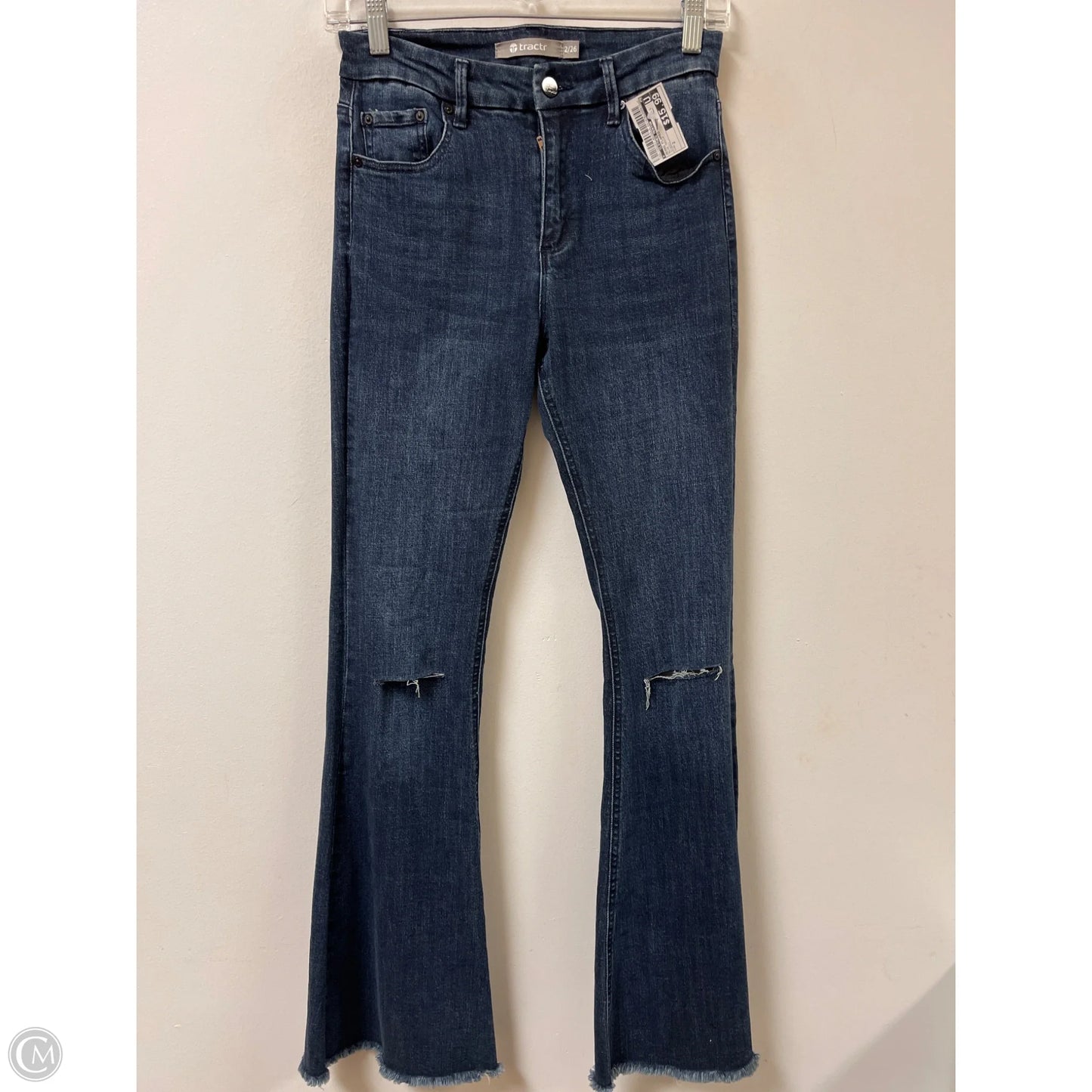 Jeans Flared By Clothes Mentor In Blue Denim, Size: 2