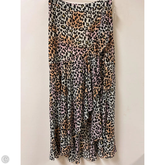 Skirt Maxi By Sugar Lips In Animal Print, Size: 8