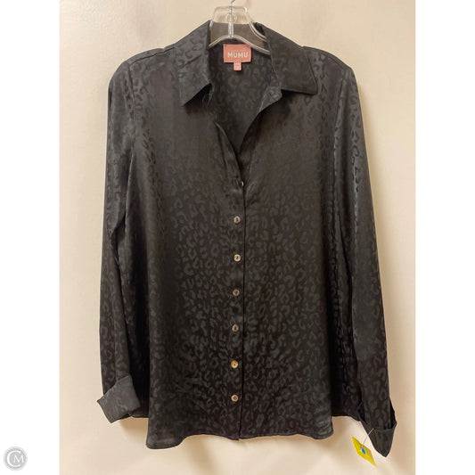 Blouse Long Sleeve By Show Me Your Mumu In Black, Size: Xs