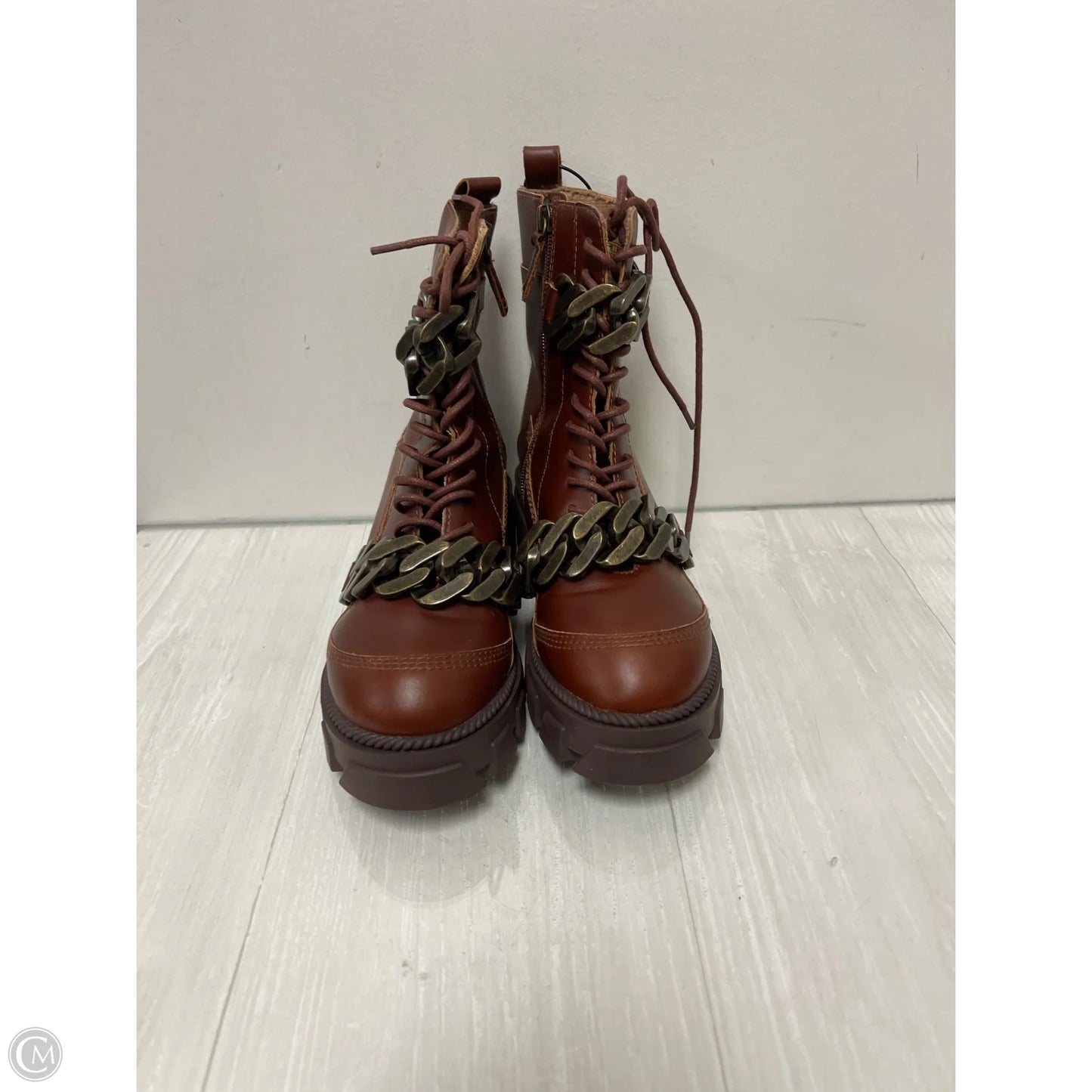 Boots Combat By Kelsi Dagger In Brown, Size: 7