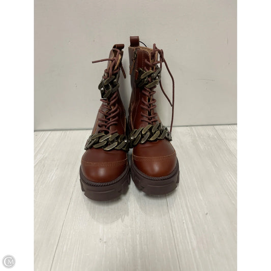 Boots Combat By Kelsi Dagger In Brown, Size: 7