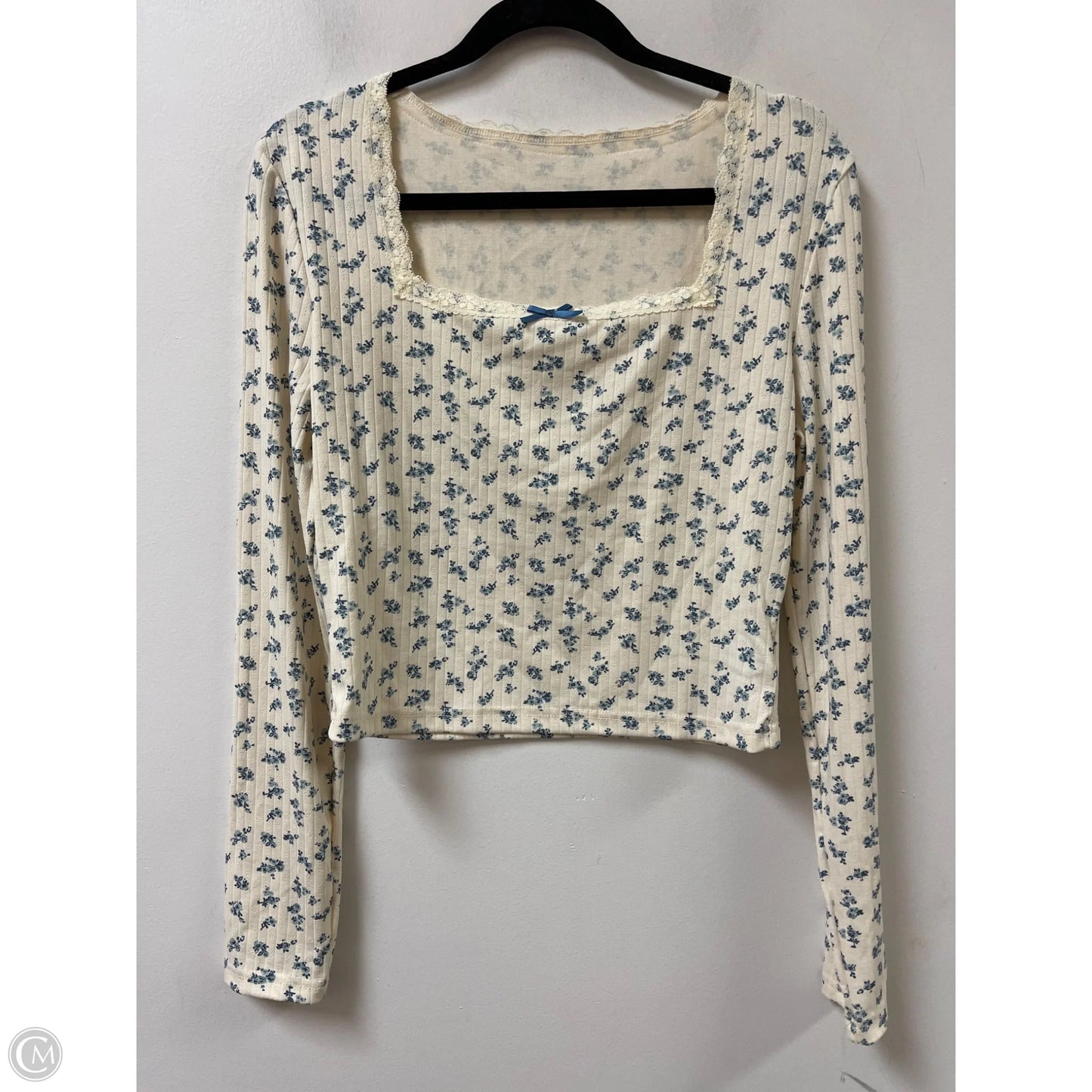 Top Long Sleeve By Cider In Animal Print, Size: Xl
