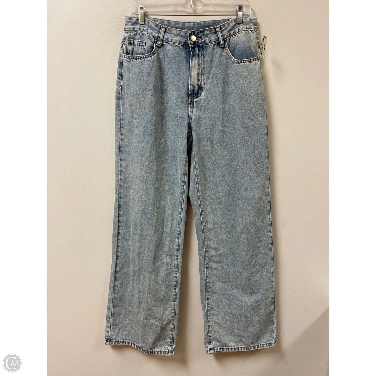 Jeans Wide Leg By Clothes Mentor In Blue Denim, Size: 12