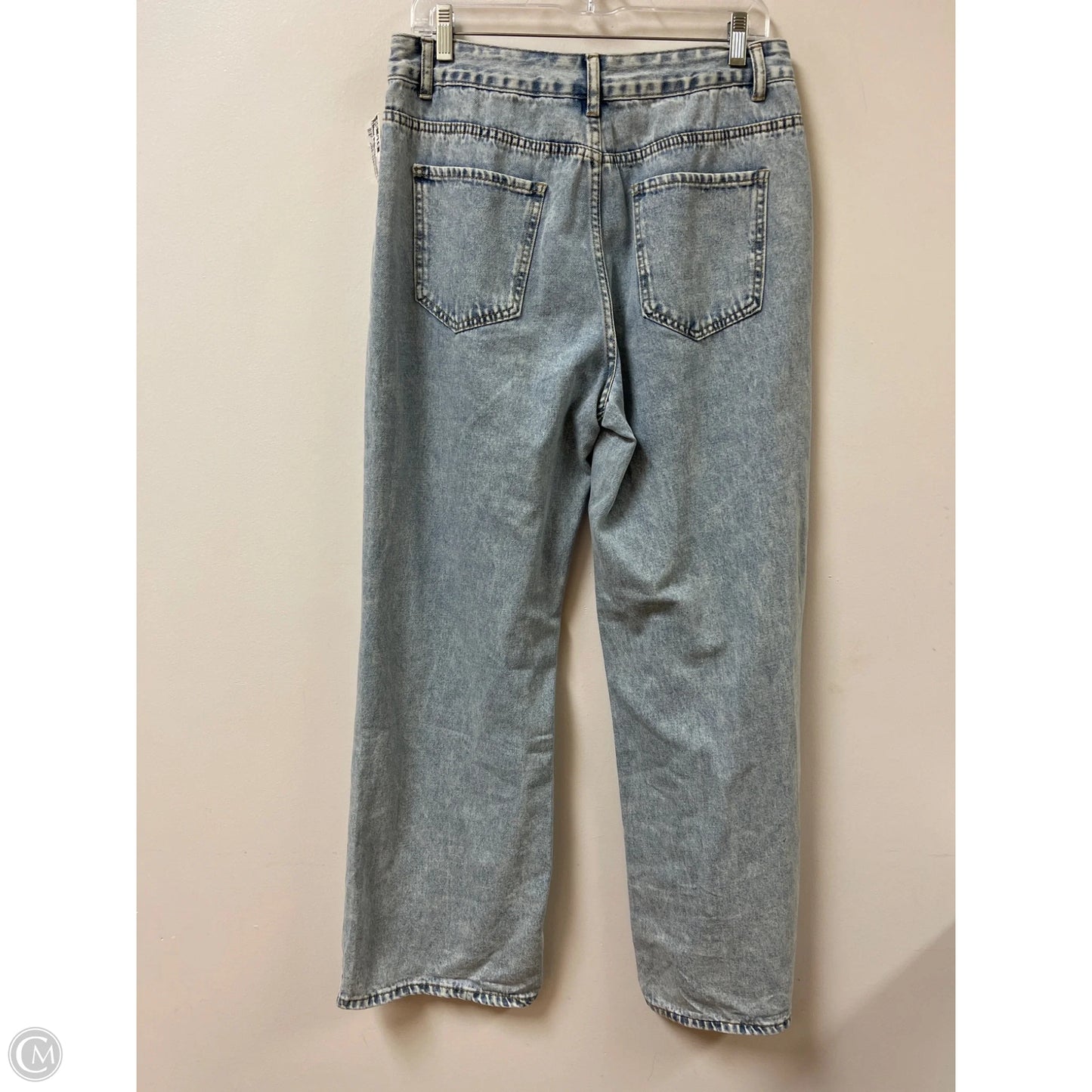 Jeans Wide Leg By Clothes Mentor In Blue Denim, Size: 12