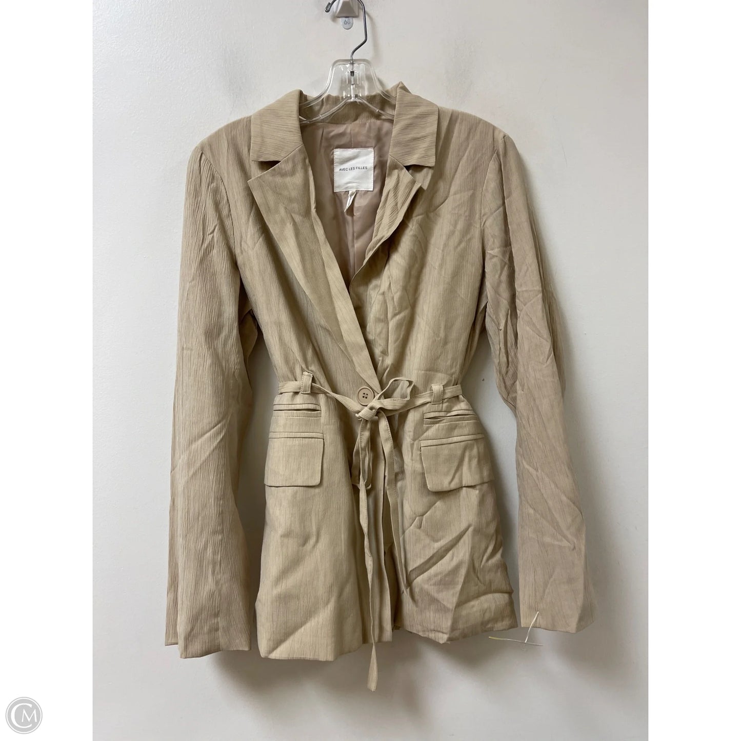 Blazer By Avec Les Filles In Cream, Size: Xs