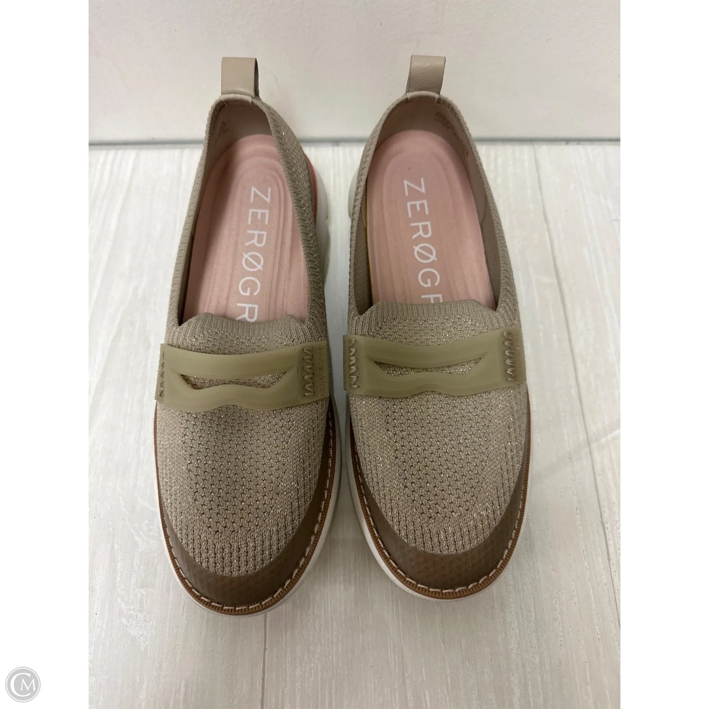 Shoes Flats By Cole-haan In Gold, Size: 7.5