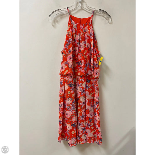 Dress Casual Midi By Eliza J In Orange, Size: M