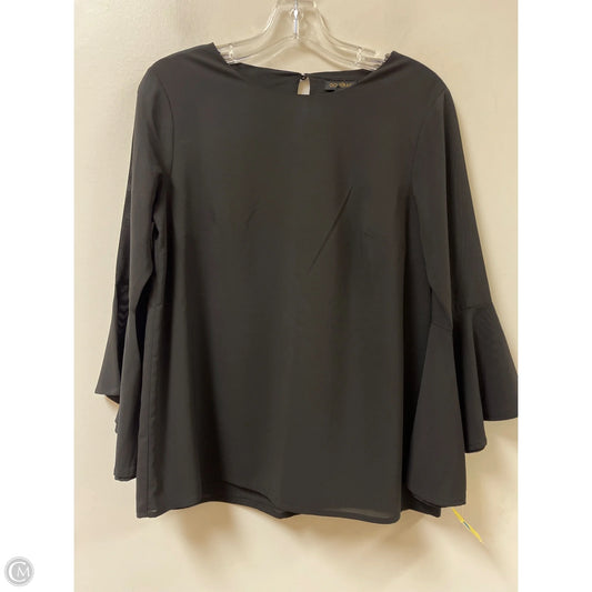 Top Long Sleeve By Clothes Mentor In Black, Size: S