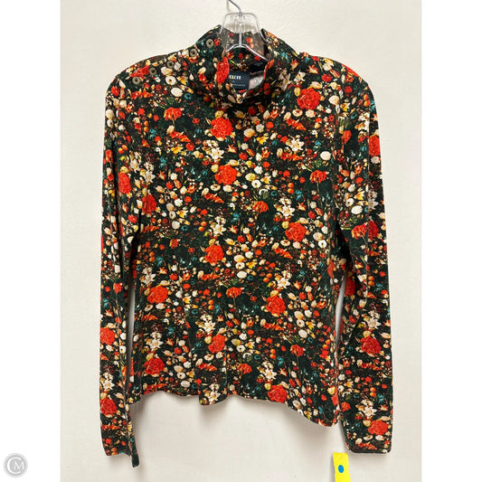 Top Long Sleeve By Maeve In Floral Print, Size: M