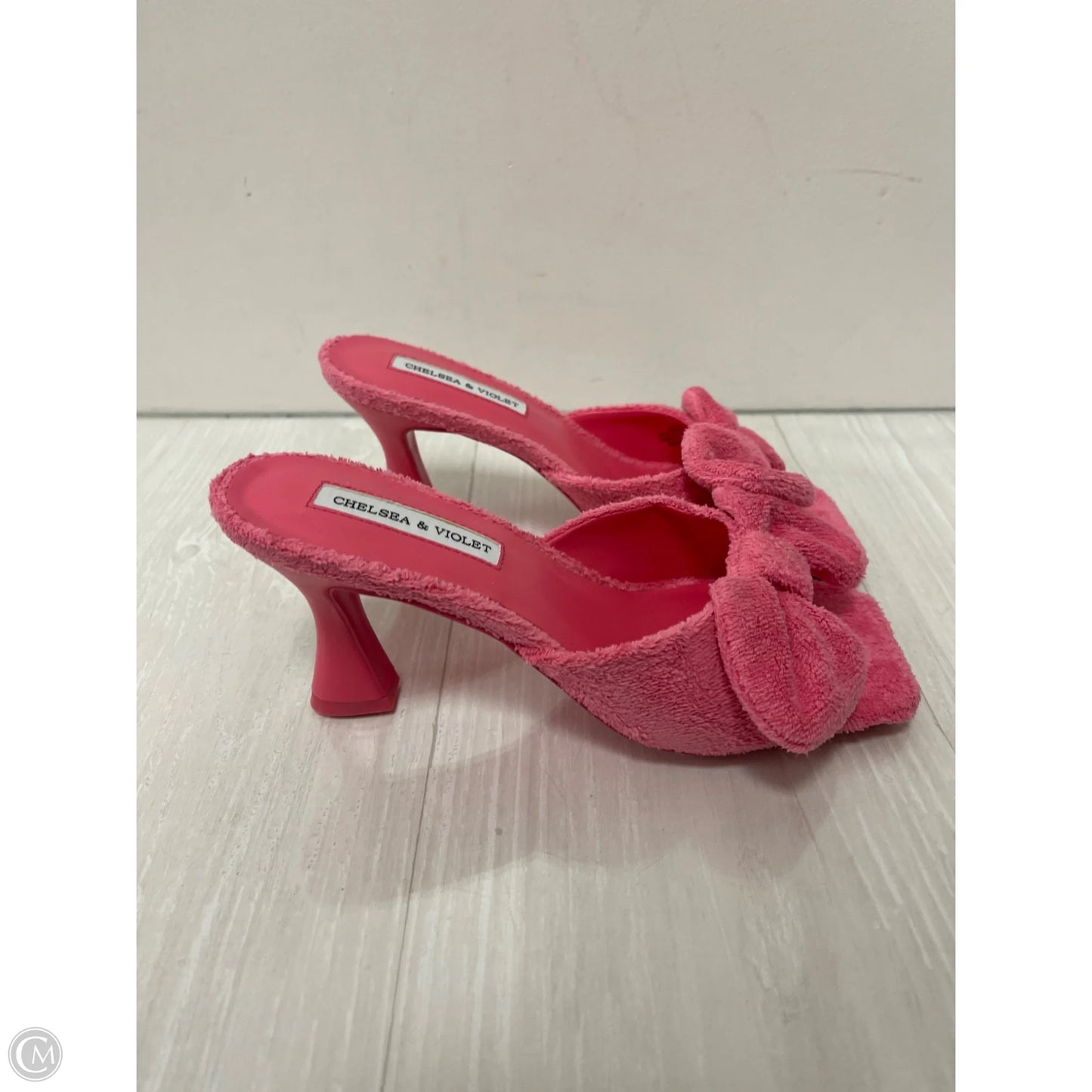 Sandals Heels Block By Chelsea And Violet In Pink, Size: 7.5
