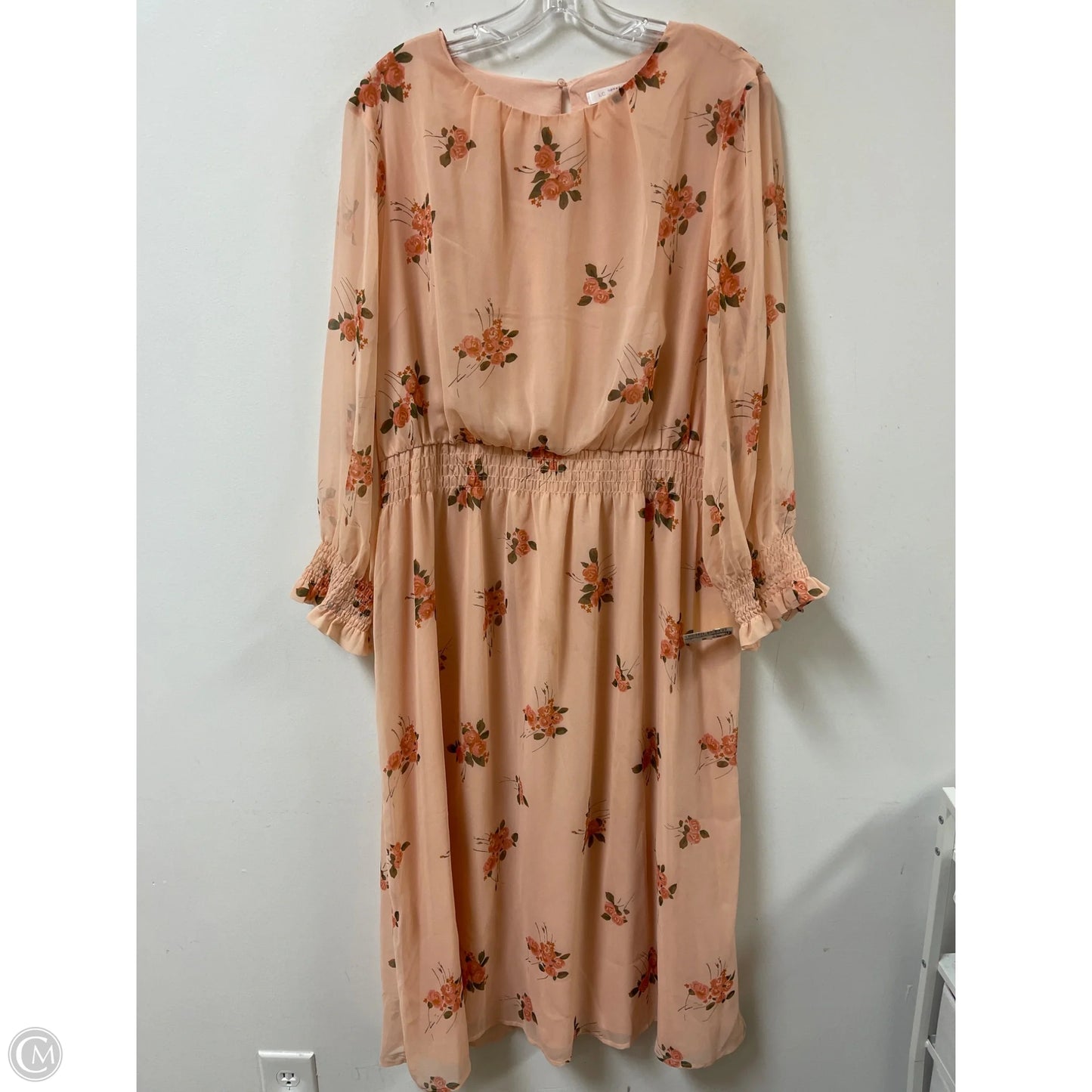 Dress Casual Maxi By Lc Lauren Conrad In Pink, Size: 1x