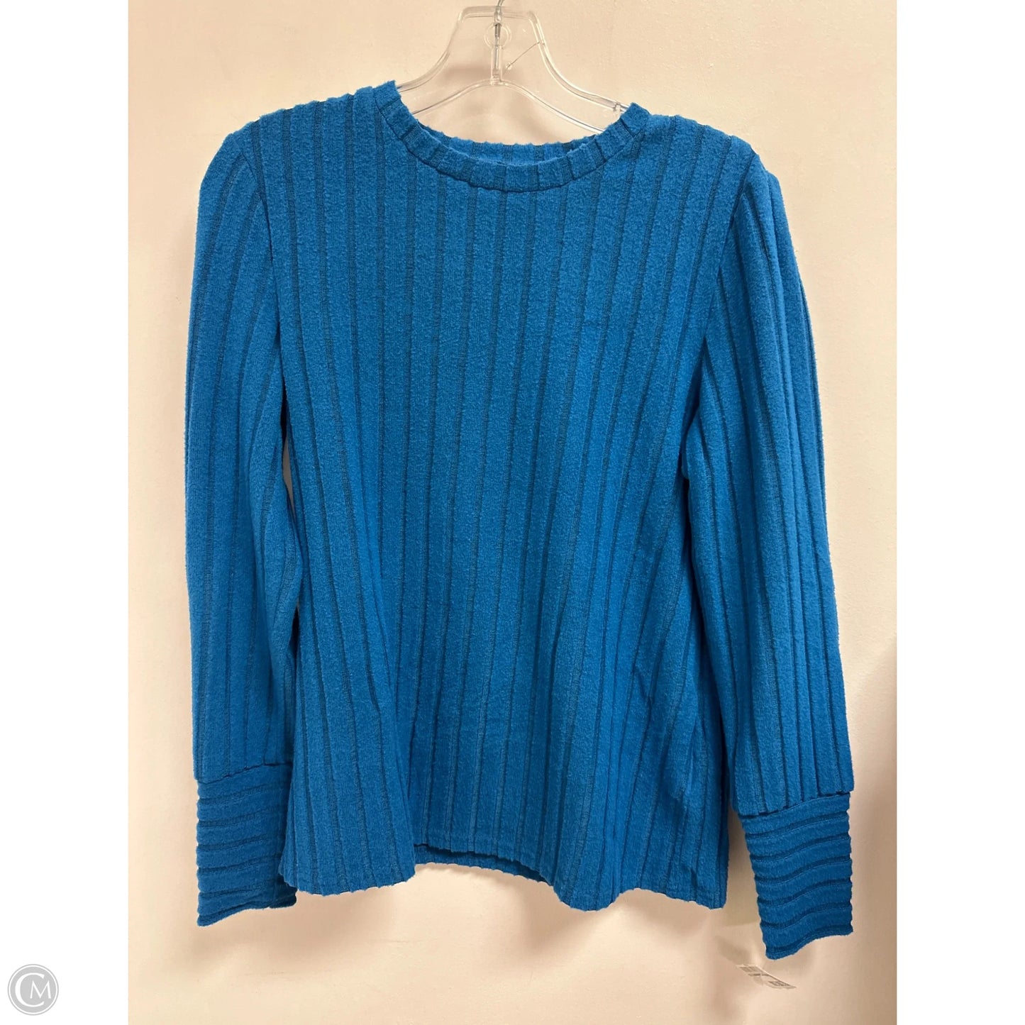 Top Long Sleeve By Shein In Blue, Size: S