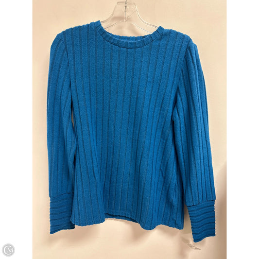 Top Long Sleeve By Shein In Blue, Size: S