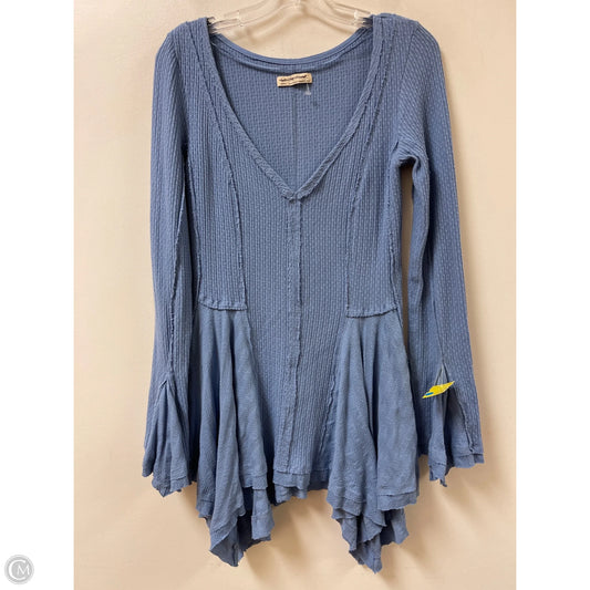 Tunic Long Sleeve By We The Free In Blue, Size: M