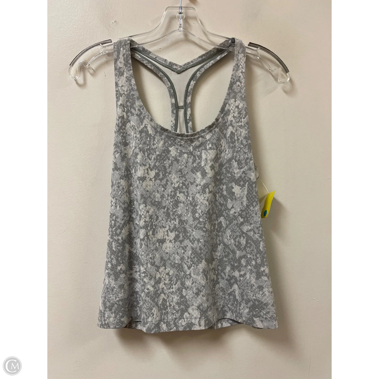 Athletic Tank Top By Lululemon In Grey, Size: M