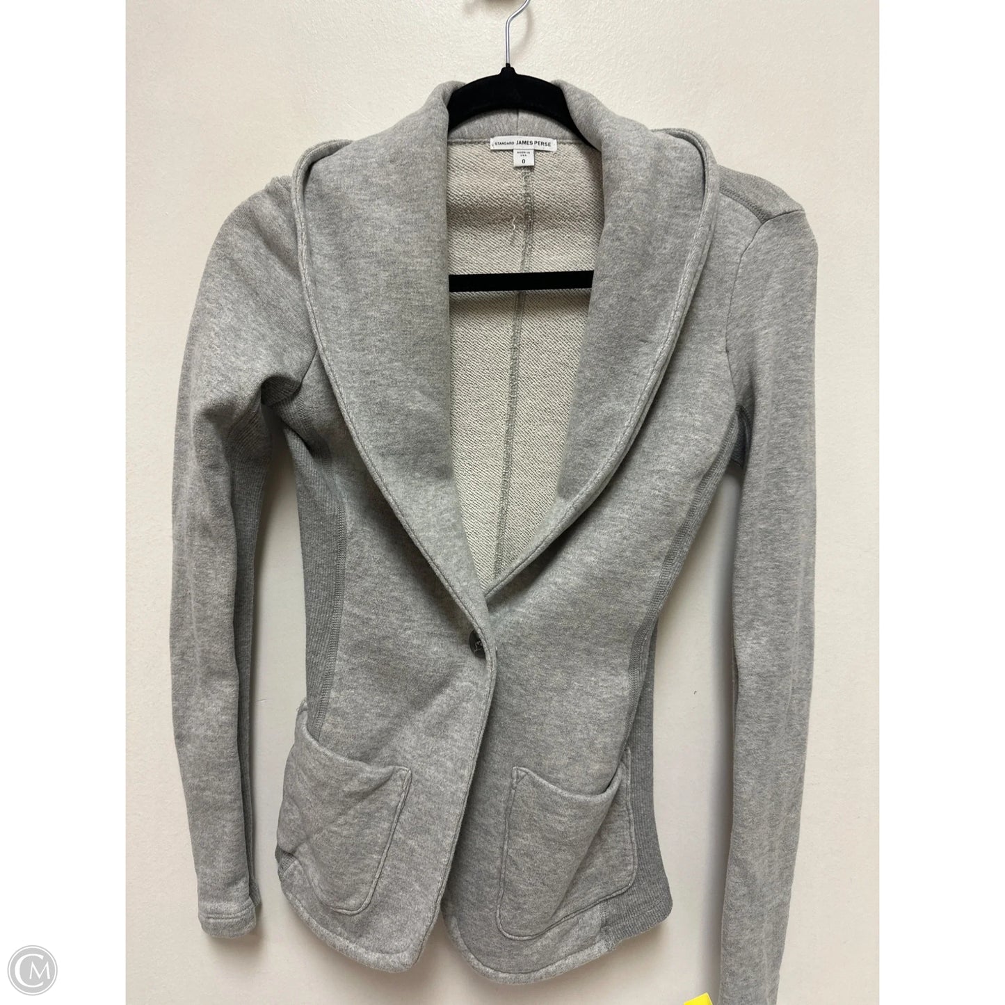 Sweater Cardigan By James Perse In Grey, Size: S