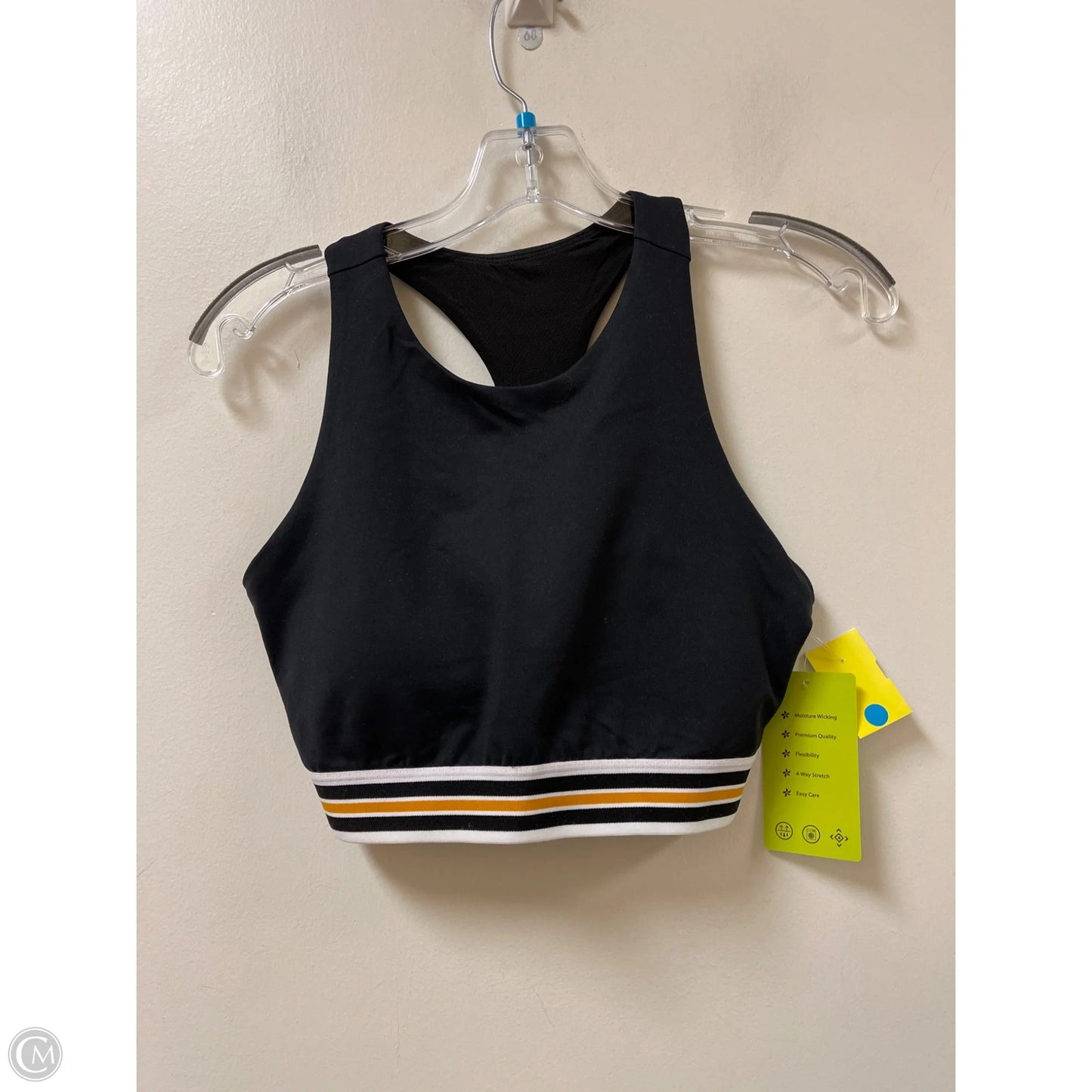 Athletic Bra By Papaya In Black, Size: M