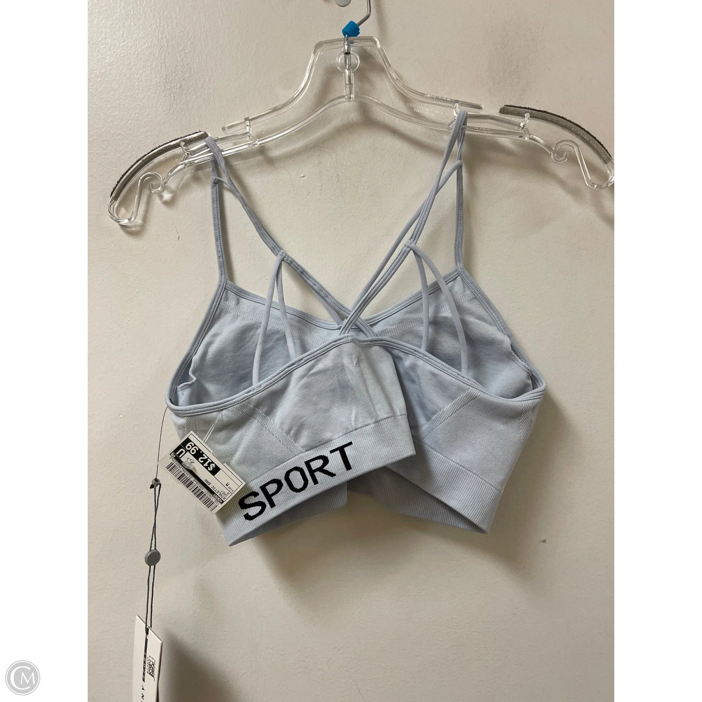 Athletic Bra By Dkny In Grey, Size: M