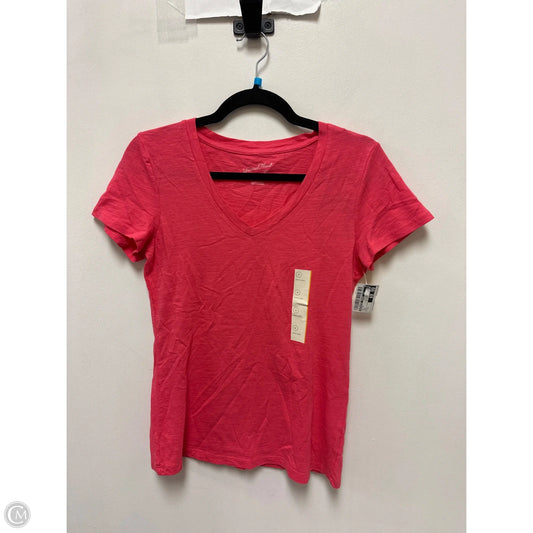 Top Short Sleeve By Universal Thread In Pink, Size: S