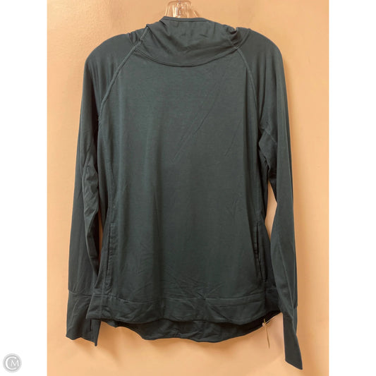 Athletic Top Long Sleeve Hoodie By 90 Degrees By Reflex In Blue, Size: L
