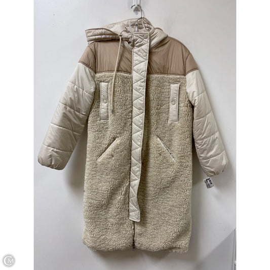 Coat Faux Fur & Sherpa By 7 For All Mankind In Brown, Size: M
